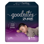韓國進(jìn)口好奇GoodNites超大碼兒童夜安褲紙尿褲拉拉褲胖寶XXXXL男 S(男女通用) 23片 2535斤 2包