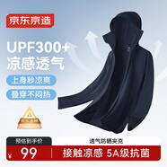京東京造【冰絲防曬】涼感透氣防曬夾克UPF300+夏季薄外套 海軍藍(lán) L