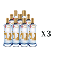 五糧液仙林生態(tài)酒業(yè) 口糧酒 聚會(huì )自飲小酌 竹蓀酒 52度 500mL 9瓶 金歪嘴 （三件）