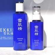 雪肌精乳液140ml經(jīng)典型 瑩潤型 輕綿美容乳液保濕滋養(yǎng)提亮護膚品 水200ml+乳140ml經(jīng)典套裝