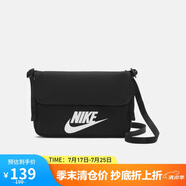 耐克（NIKE）男女斜挎包 單肩包手提包拎包旅行包休閑包CW9300-010黑