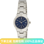 卡西歐（CASIO）手表女 LTP-1177A-2A蘭色鋼帶簡(jiǎn)約輕巧石英女士手表 LTP-1241D-2A2 外徑25MM
