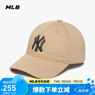MLB帽子男女軟頂棒球帽虞書欣明星同款運動鴨舌帽3ACP6601N-50SAS-F