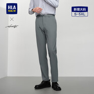 HLA海瀾之家西褲男大碼輕商務(wù)時尚系列通勤休閑褲子男