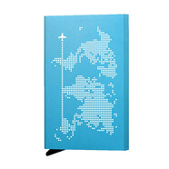 梵勒丹麥防盜刷防閃付卡夾金屬屏蔽nfc保護套銀行卡盒時(shí)尚卡套男卡包 寶石藍