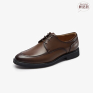 萊爾斯丹（le saunda）2025低幫系帶商務(wù)正裝鞋德比男士皮鞋5MM32526 啡色 BRL 40