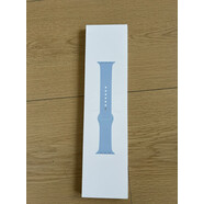 小米原裝蘋(píng)果手表表帶尼龍s8s9s10 42444549mm硅膠原裝 天空藍硅膠45mm 原封拆封后不退 38/40/41/42mm