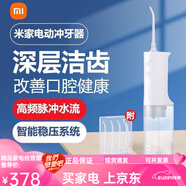 米家（MIJIA）電動(dòng)沖牙器家用便攜式牙縫水牙線口腔清潔牙結(jié)石洗牙器具 米家電動(dòng)沖牙器Meo701 拆封不退不支持試用