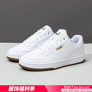 彪馬（PUMA）板鞋男鞋女鞋 秋季新款Caven 2.0運動鞋耐磨復古情侶低幫休閑鞋子 彪馬白-金/Caven 2.0 41 (內長265mm)