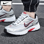 耐克（NIKE）男鞋 25夏季新款時尚運(yùn)動鞋休閑鞋老爹鞋緩震網(wǎng)面透氣跑步鞋子男 【主推款】INITIATOR-銀色紅勾/曬圖退10 41 （內(nèi)長260mm）
