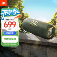 JBL FLIP6 音樂萬花筒六代 便攜藍(lán)牙音箱 防水防塵 賽道揚聲器 獨立高音單元 戶外音響 淀墨綠 