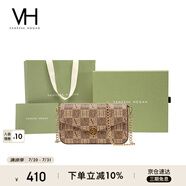 VANESSA HOGAN【送禮推薦】VH女包山茶花信封包高級感包包老花鏈條包單肩斜挎包
