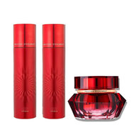 伊思韓國紅參蝸牛套裝水乳補水專(zhuān)柜同款化妝品旗i店正貨化妝品護膚品 紅參蝸牛水乳面霜