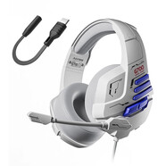 浦記（PLEXTONE）浦記700游戲電競頭戴式耳機耳麥手機電腦有線降噪護耳全包吃雞官方標配 經(jīng)典版TYPEC轉(zhuǎn)接版