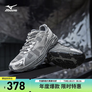美津濃（MIZUNO）男女跑步運(yùn)動(dòng)鞋 緩震透氣 網(wǎng)面拼接 反光標(biāo)識(shí) RACER S