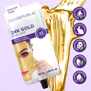 SKIN REPUBLIC新西蘭直郵 澳洲Skin Republic天然植物精華面膜 黃金抗衰亮澤撕拉面膜 1張