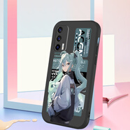 題洺初音未來FUFU適用小米14手機(jī)殼note13pro小米12硅膠civi小米10pro5Gnote11enote10軟殼note9紅米k7 黑色-G106標(biāo)簽初音未來 iQOO其他手機(jī)型號