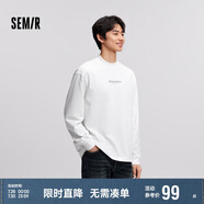 森馬長袖T恤男冬季小高領(lǐng)打底衫印花內(nèi)搭101724101101
