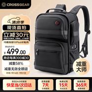 CROSSGEAR十字勛章減重大師商務雙肩背包男17.3寸電腦書包大容量出差旅行包