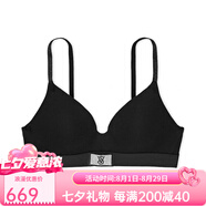 維多利亞的秘密（VICTORIA'S SECRET）VictoriasSecretPINKTHET-SHIRTShinePatchT-ShirtWirelessBraBla 黑色 4XL 32C