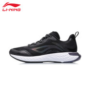 李寧（LI-NING）云跑鞋男春秋新款透氣LINING-CLOUD減震回彈公路跑道休閑跑鞋 黑色 【李寧云】 39.5