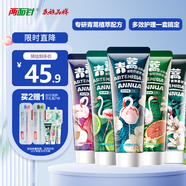 兩面針（LMZ）青蒿植物護齦牙膏 清新口氣 健白抗敏 5支600g 國貨老牌 家庭裝