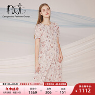ARTIS女裝 粉底花色連衣裙AR4817060-125 如圖 36