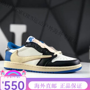 耐克（NIKE）AJ1閃電倒鉤藤原TS聯(lián)名校園男女同款休閑鞋情侶運(yùn)動(dòng)板鞋 AJ1低幫-閃電倒鉤 43