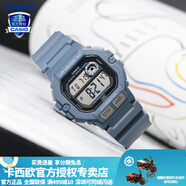 卡西歐（CASIO） 男表女表卡西歐手表男女情侶表學(xué)生時(shí)尚運(yùn)動(dòng)表太陽能雙顯電子表 WS-1400H-2AV新色霧霾藍(lán) 10年電量