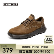 斯凱奇（Skechers）2025夏季新品一腳蹬休閑舒適時尚修長鞋型高回彈透氣運(yùn)動鞋 深棕色/CDB 43