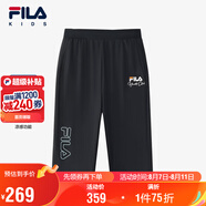 FILA斐樂兒童童裝短褲2025年夏季男中大童針織七分褲