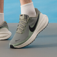 耐克（NIKE）男鞋 2025夏季新款休閑運(yùn)動鞋公路跑鞋訓(xùn)練鞋緩震輕便透氣跑步鞋 青灰/黑-300  革命8/建議拍大半碼 44.5