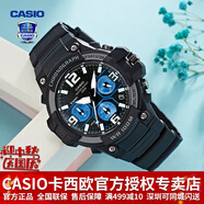 卡西歐（CASIO） 男表女表卡西歐手表男女情侶表學生時尚運動表太陽能雙顯電子表 MCW-100H-1A2VDF多啦A夢