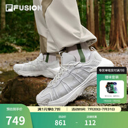 FILAFUSION斐樂潮牌章昊同款山脈鞋2代山系老爹鞋運動休閑鞋男鞋 云峰白-VO 45