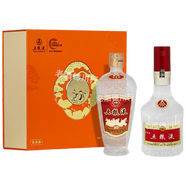五糧液（WULIANGYE）玉兔獻(xiàn)瑞 八代經(jīng)典五糧液禮盒 52度 375mL 2瓶 禮盒