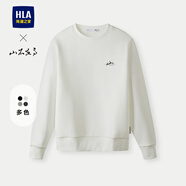 HLA海瀾之家衛衣男秋山不在高系列圓領(lǐng)繡花柔軟長(cháng)袖男新年