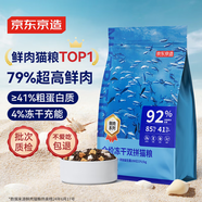 京東京造 凍干雙拼全價(jià)貓糧10kg魚(yú)肉味 全階段成貓幼貓[新老包裝隨機發(fā)貨](méi)