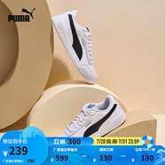彪馬（PUMA）官方 男女同款情侶輕便經(jīng)典簡約休閑百搭潮流板鞋 CARACAL 369863 白-黑色-03 44
