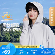 STAR DIARY 星空日記防曬衣女春夏涼感防紫外線新款冰絲薄款黑膠帽檐戶外防曬服