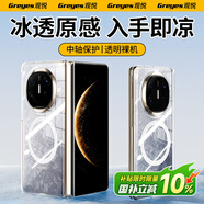 觀悅適用于華為MateX5/X3手機殼鉸鏈全包防摔保護套手機殼X5透明磁吸保護殼散熱超薄女男款