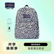 JanSp0rt杰斯伯學(xué)院風(fēng)大容量雙肩包男女學(xué)生背包初高中大學(xué)生書(shū)包 新款豹紋【正品驗證】 側袋＋隔層