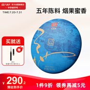 大益TAETEA茶葉普洱茶餅茶 5年陳料 天地人和生茶 357g/餅 品質(zhì)口糧茶