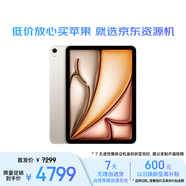 Apple/蘋(píng)果 iPad Air 11英寸 M2芯片 2024年新款平板電腦(Air6/512G WLAN版)星光色 資源機(jī)