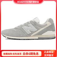 NEW BALANCENB996舒適減震耐磨低幫跑步鞋男女同款灰色 灰色 36 D寬
