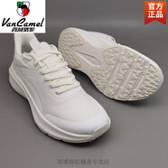 西域駱駝秋冬運動(dòng)鞋單網(wǎng)男女同款休閑百搭輕便透氣防滑舒適減震健步鞋 874310白色-駱駝官方品牌旗 36