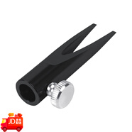 美麗妮（MEILINI）圓柱金屬削筆器 木質(zhì)眉筆金屬削筆神器雙面U形卡槽眉筆削尖工具 黑色