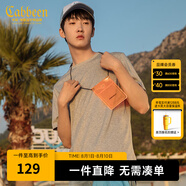 卡賓【涼感】冰絲短袖T恤男夏簡(jiǎn)約圓領(lǐng)體恤休閑純色百搭冰感上衣 淺花灰26 3XL 190 56