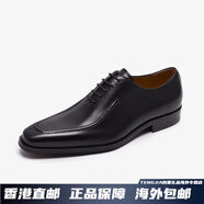 萊爾斯丹（le saunda）春季商務(wù)正裝低幫牛津皮鞋男鞋4MM00101 黑色 BKL 39