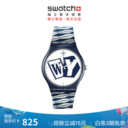 斯沃琪【Swatch X VERDY】斯沃琪聯(lián)名款瑞士手表時尚潮流男女表畢業(yè)禮物 WASTED YOUTH SO29Z141