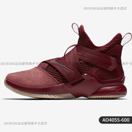 耐克（NIKE）/正品ZOOM詹姆斯士兵10代戰(zhàn)靴使節(jié)9氣墊運動籃球鞋844375 AO4055-600 42.5